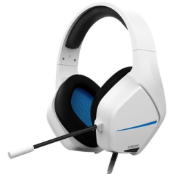 Auriculares Gaming con Micrófono Krom Kopa Move- Jack 3-5- Blancos