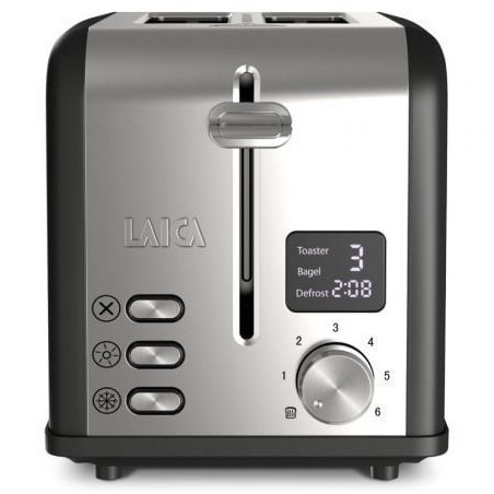 TOSTADOR LAICA H1000L NEGRO-PLATA