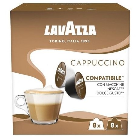 Cápsula Lavazza Cappuccino para cafeteras Dolce Gusto- Caja de 16