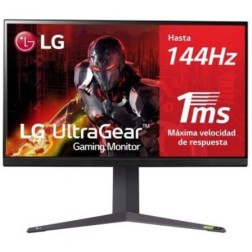 Monitor Gaming LG UltraGear 32GR93U-B 32"- 4K- 1ms- 144Hz- IPS- Regulable en altura- Negro