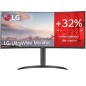 Monitor Profesional Ultrapanorámico Curvo LG 34WQ75C-B 34"- WQHD- Multimedia- Negro