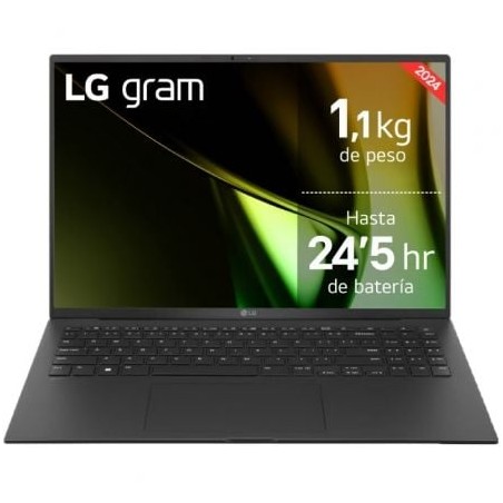 Portátil LG Gram 16ZD90S-G-AX75B Intel Core Ultra 7-155H- 16GB- 512GB SSD- 16"- Sin Sistema Operativo