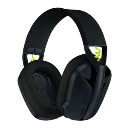 Auriculares Gaming InalÃ¡mbrico con MicrÃ³fono Logitech G435- Bluetooth- Negro y Amarillo Fluorescente