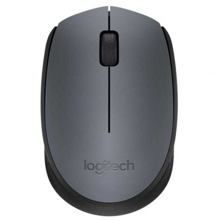 Ratón Inalámbrico Logitech M170- Hasta 1000 DPI- Gris