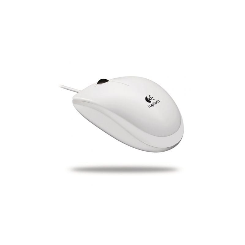 Ratón Logitech B100- Hasta 800 DPI- Blanco