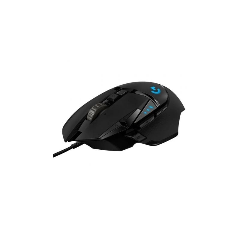 Ratón Gaming Logitech G502 Hero- Hasta 25600 DPI- Negro