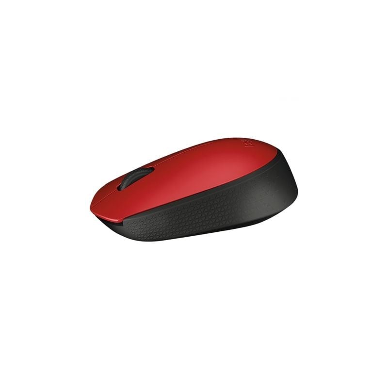 Ratón Inalámbrico Logitech M171- Hasta 1000 DPI- Rojo