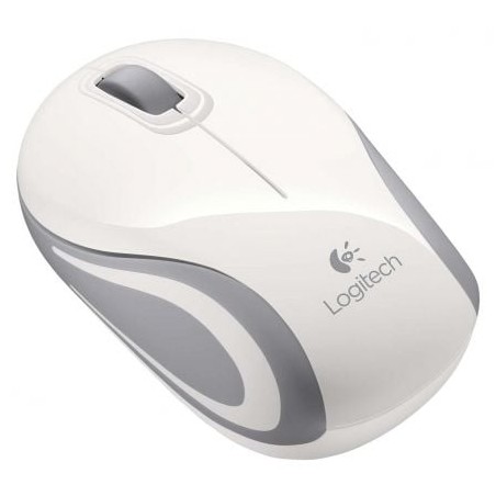 Ratón Mini Inalámbrico Logitech M187- Hasta 1000 DPI- Blanco