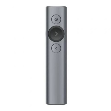 Presentador Inalámbrico por Bluetooth Logitech Spotlight Presentation Remote- 2-4GHz- Gris Pizarra