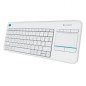 Teclado para Smart TV Logitech Wireless Touch K400 Plus- Blanco