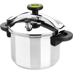 Olla a Presión Monix Classica M530002- Ø22cm- 6L- Acero Inoxidable- Apta para Inducción