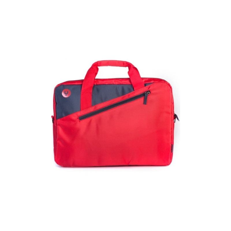 Maletín Monray Ginger para Portátiles hasta 15-6"- Cinta para Trolley- Rojo