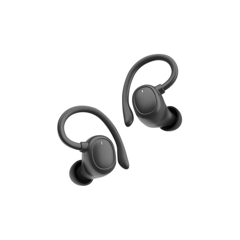 Auriculares Deportivos Bluetooth Muvit iO Smart True Wireless Sport ENC con estuche de carga- Autonomía 6h- Negros