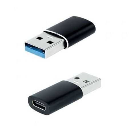 Adaptador USB 3-1 Nanocable 10-02-0012- USB Macho - USB Tipo-C Hembra