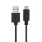 Cable USB 2-0 Tipo-C Nanocable 10-01-2100- USB Tipo-C Macho - USB Macho- 50cm- Negro