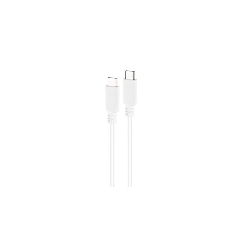 Cable USB 2-0 Tipo-C Nanocable 10-01-2301-L150-W- USB Tipo-C Macho - USB Tipo-C Macho- 480Mbps- 1-5m- Blanco