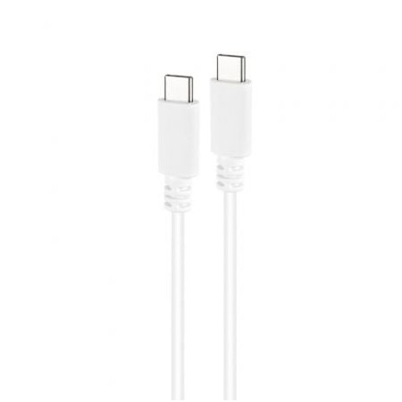 Cable USB 2-0 Tipo-C Nanocable 10-01-2301-L150-W- USB Tipo-C Macho - USB Tipo-C Macho- 480Mbps- 1-5m- Blanco