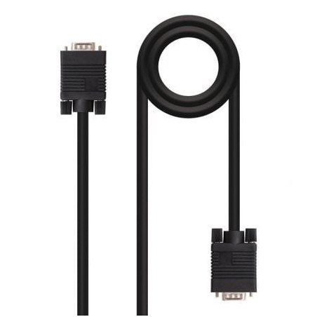 Cable SVGA Nanocable 10-15-1305- VGA Macho - VGA Macho- 5m- Negro