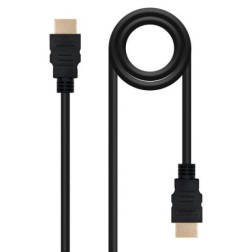 Cable HDMI 1-4 Nanocable 10-15-1705- HDMI Macho - HDMI Macho- 5m- Negro