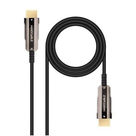 Cable HDMI 2-0 AOC 4K Nanocable 10-15-2020- HDMI Macho - HDMI Macho- 20m- Negro