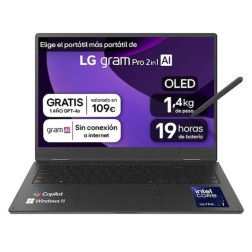 Portatil lg gram pro 16t90tp - k u7 - 255h