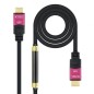 Cable HDMI Nanocable 10-15-3730- HDMI Macho - HDMI Macho- 30m- Negro