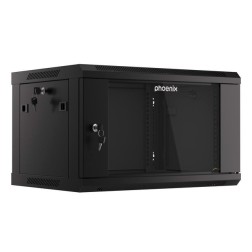 Armario rack phoenix 6u 600x450x368 auto - ensamblado