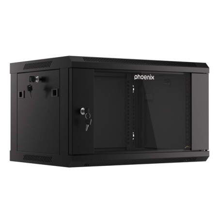 Armario rack phoenix 6u 600x450x368 auto - ensamblado