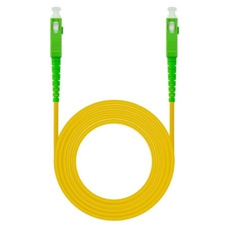 Cable de Fibra Óptica G657A2 Nanocable 10-20-0005- LSZH- 5m- Amarillo