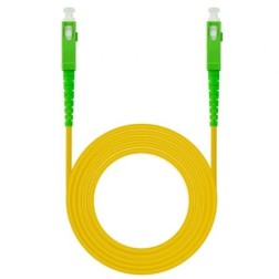 Cable de Fibra Óptica G657A2 Nanocable 10-20-0015- LSZH- 15m- Amarillo