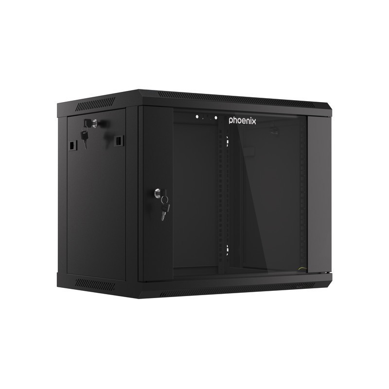 Armario rack phoenix 9u 600x450x501 auto - ensamblado
