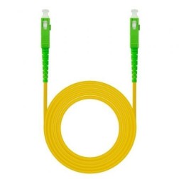 Cable de Fibra Óptica G657A2 Nanocable 10-20-0030- LSZH- 30m- Amarillo