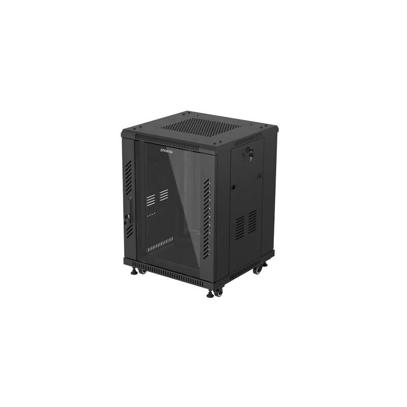 Armario rack phoenix 15u 600x600 pie