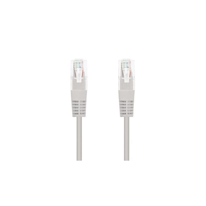 Cable de Red RJ45 UTP Nanocable 10-20-0105 Cat-5e- 5m- Gris