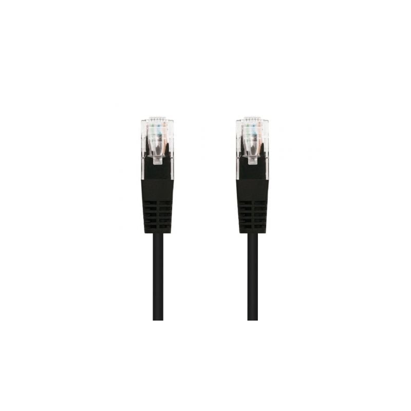 Cable de Red RJ45 UTP Nanocable 10-20-0105-BK Cat-5e- 5m- Negro