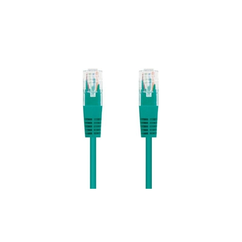 Cable de Red RJ45 UTP Nanocable 10-20-0400-GR- Cat-6- 50cm- Verde