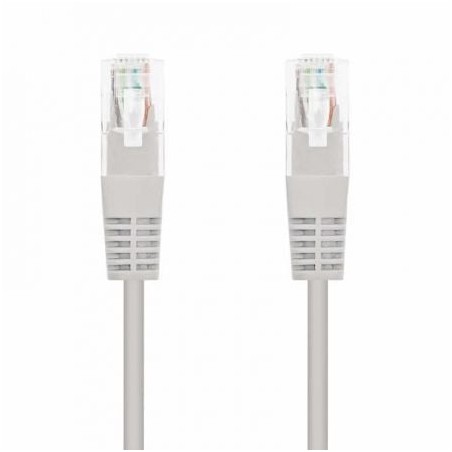 Cable de Red RJ45 UTP Nanocable 10-20-0400-L25 Cat-6- 25cm- Gris