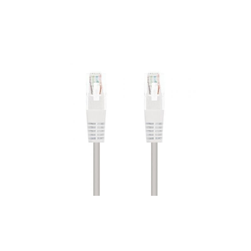 Cable de Red RJ45 UTP Nanocable 10-20-0400-L25-W Cat-6- 25cm- Blanco