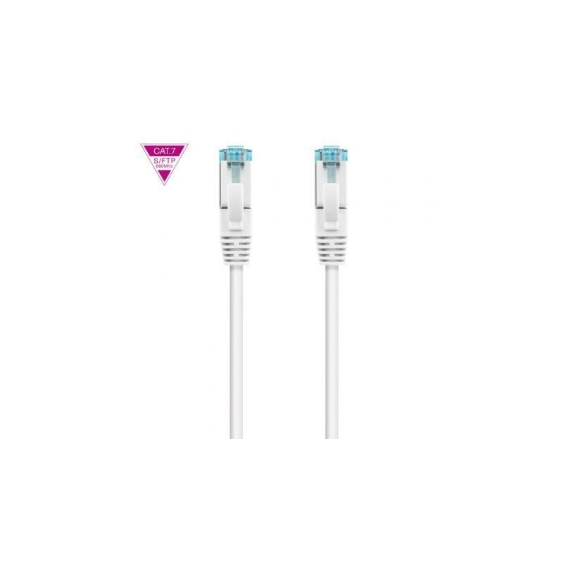 Cable de Red RJ45 SFTP Nanocable 10-20-1700-L25-W Cat-7- LSZH- 25cm- Blanco