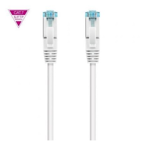 Cable de Red RJ45 SFTP Nanocable 10-20-1700-L25-W Cat-7- LSZH- 25cm- Blanco