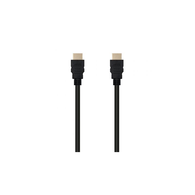 Cable HDMI 1-4 Nanocable 10-15-1707- HDMI Macho - HDMI Macho- 7m- Negro