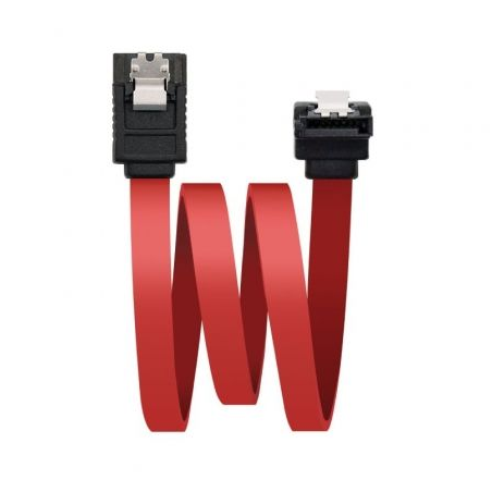 Cable SATA Nanocable 10-18-0301- SATA Hembra - SATA Hembra- 50cm- Rojo