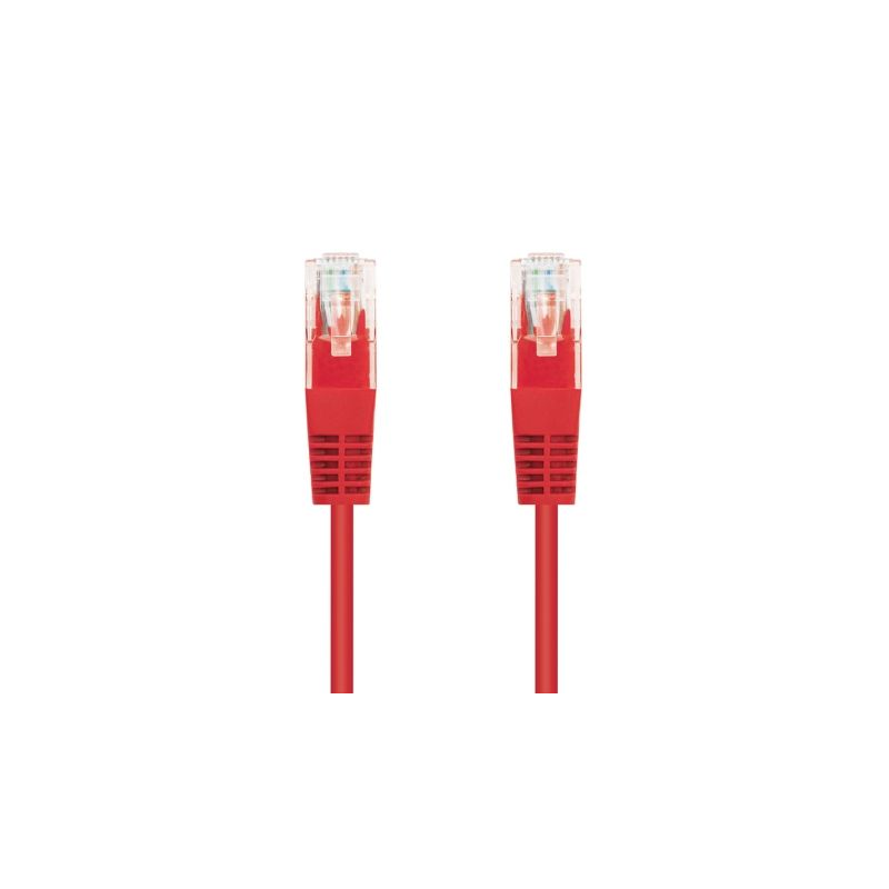 Cable de Red RJ45 UTP Nanocable 10-20-0402-R Cat-6- 2m- Rojo