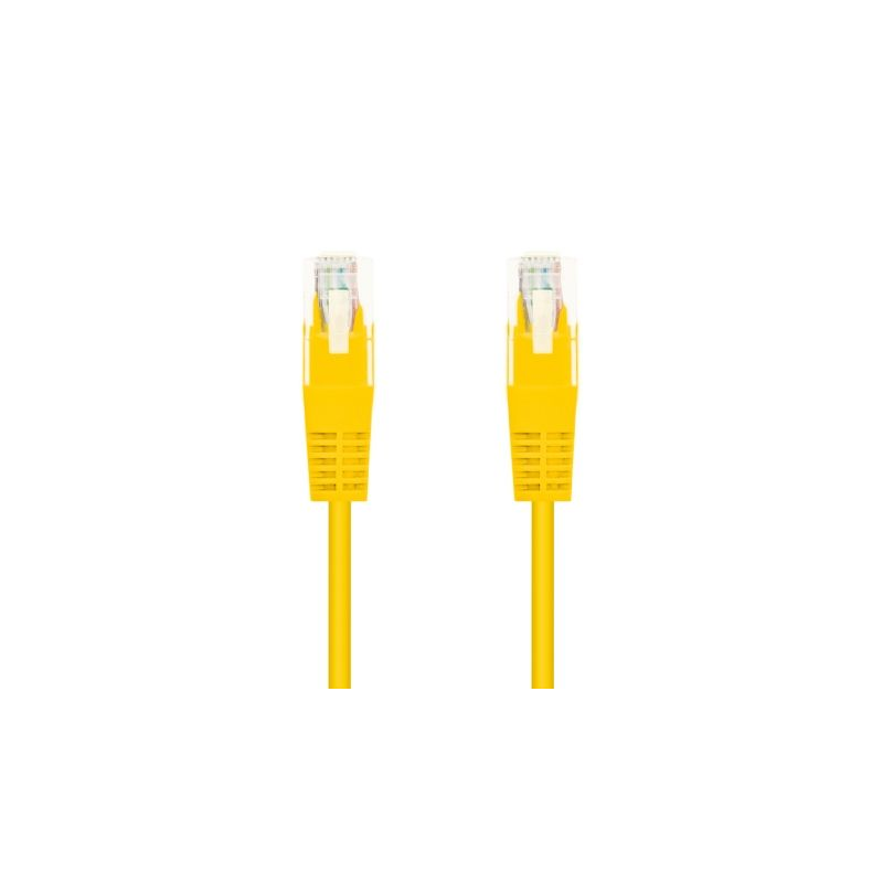 Cable de Red RJ45 UTP Nanocable 10-20-0402-Y Cat-6- 2m- Amarillo