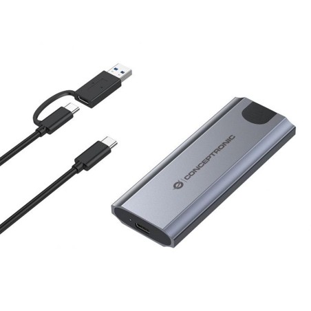 Caja externa usb - c conceptronic dante hd