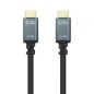 Cable HDMI 2-1 8K Nanocable 10-15-8002- HDMI Macho - HDMI Macho- 2m- Negro