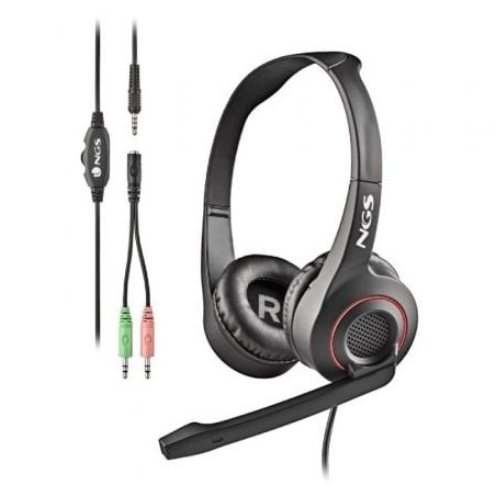 Auriculares ngs con microfono ajust jack