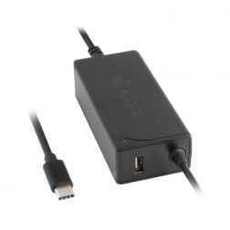 Cargador de Portátil NGS W-60W- 60W- Automático- USB Tipo-C- Voltaje 5-20V- 1 USB