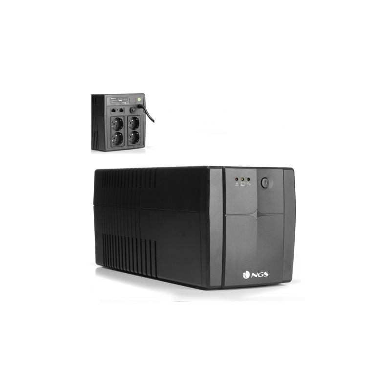 SAI Offline NGS Fortress 1500 V2- 1200VA-720W- 4 Salidas- Formato Torre