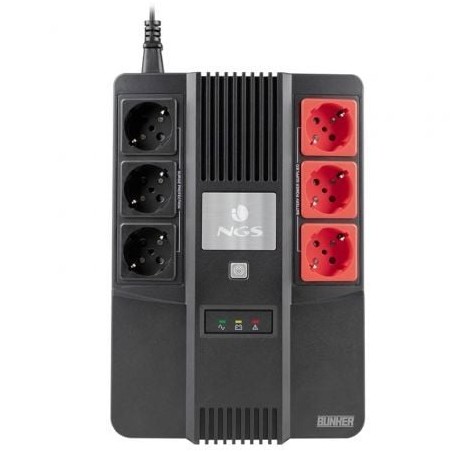 SAI Offline NGS Fortress Bunker- 600VA-360W- 6 Salidas- Formato Bloque